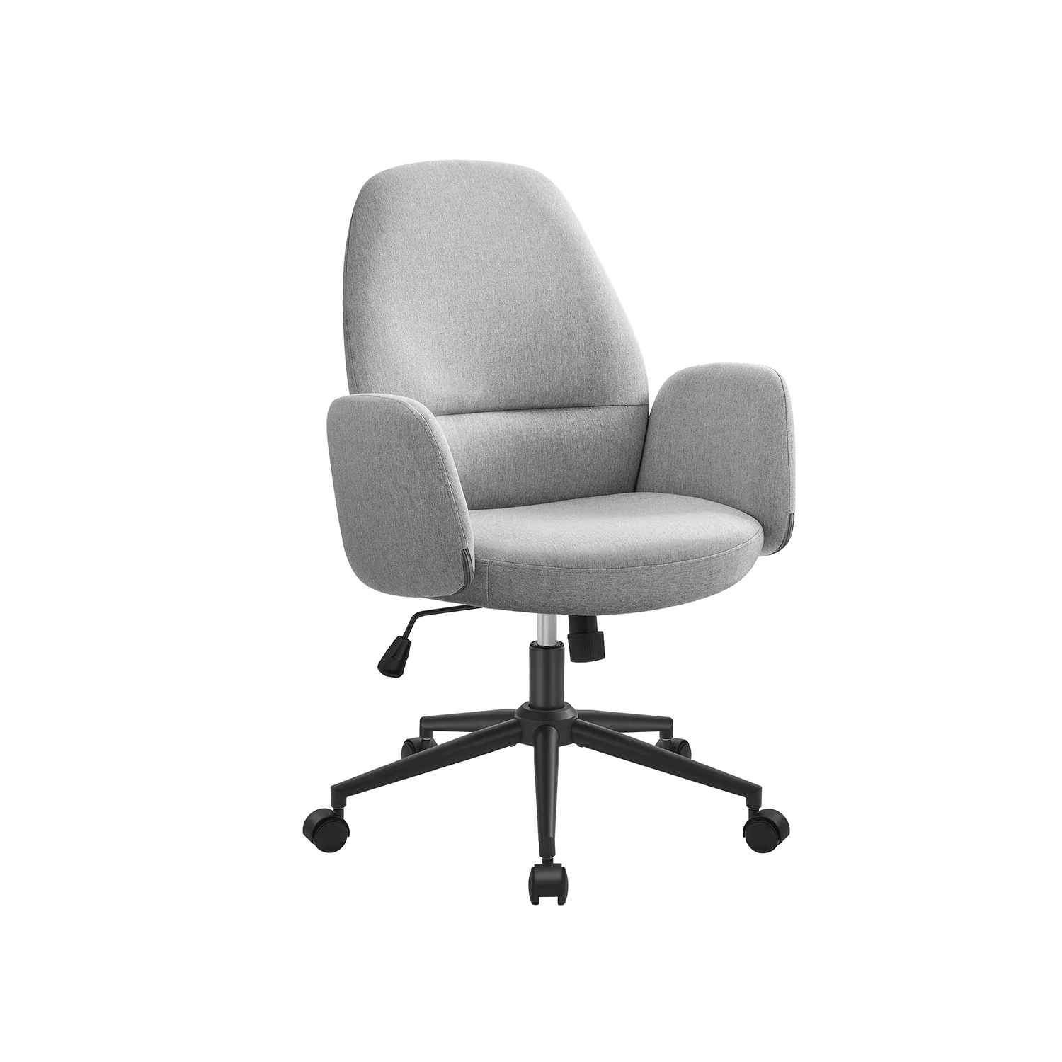 Chaise de bureau tissu coton-lin