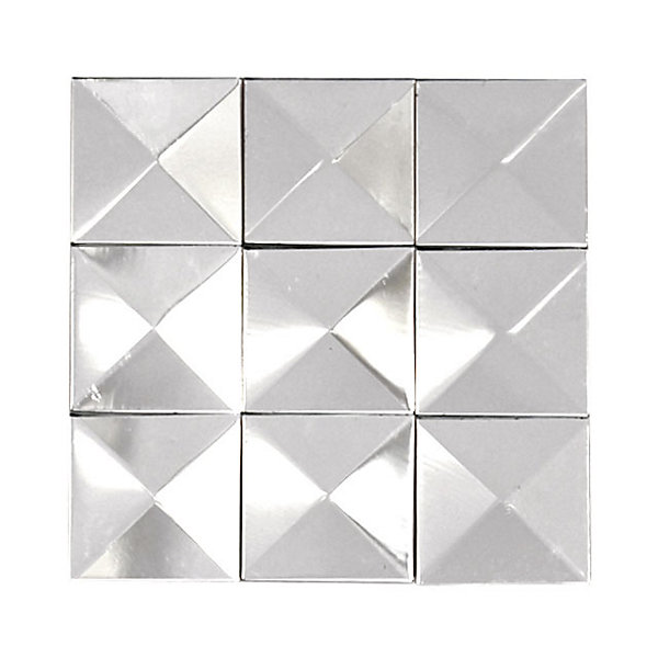 9 miroirs à facettes L.5 x l.5 cm Colours