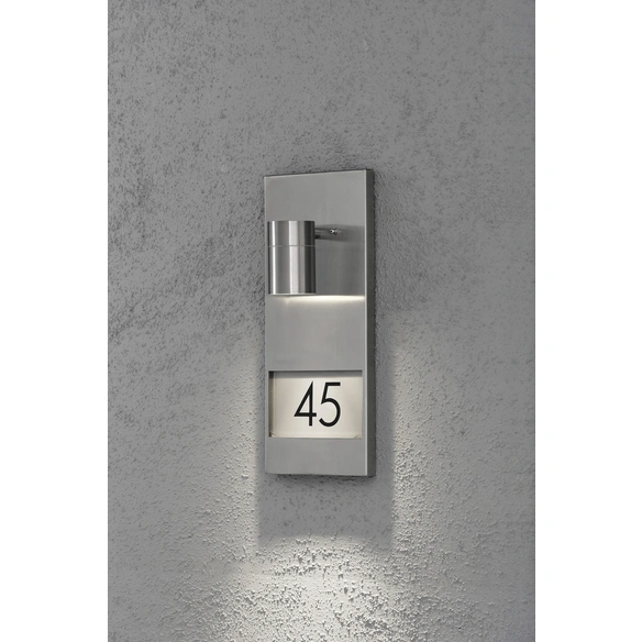 Wandleuchte »MODERN«, Silber, 35 W, BxHxT: 16 x 41 x 11 cm