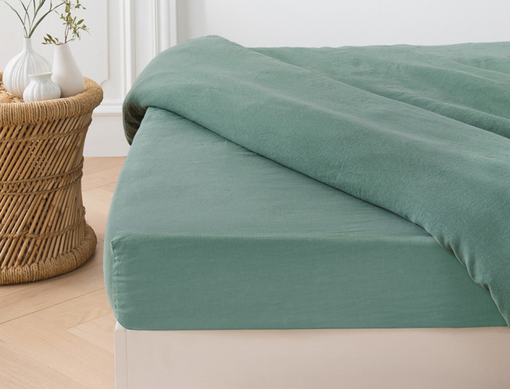 Drap-housseLin lavé prestige