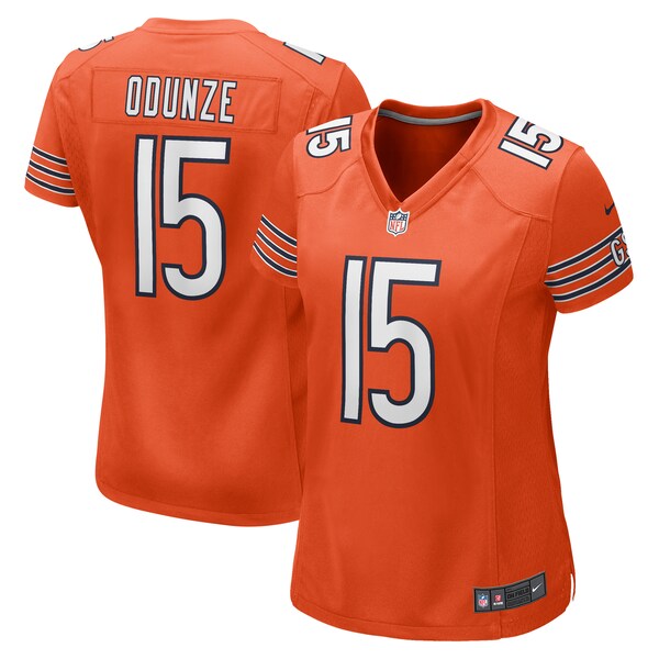 Rome Odunze Chicago Bears Nike Women's Alternate Game Jersey -  Orange/Navy