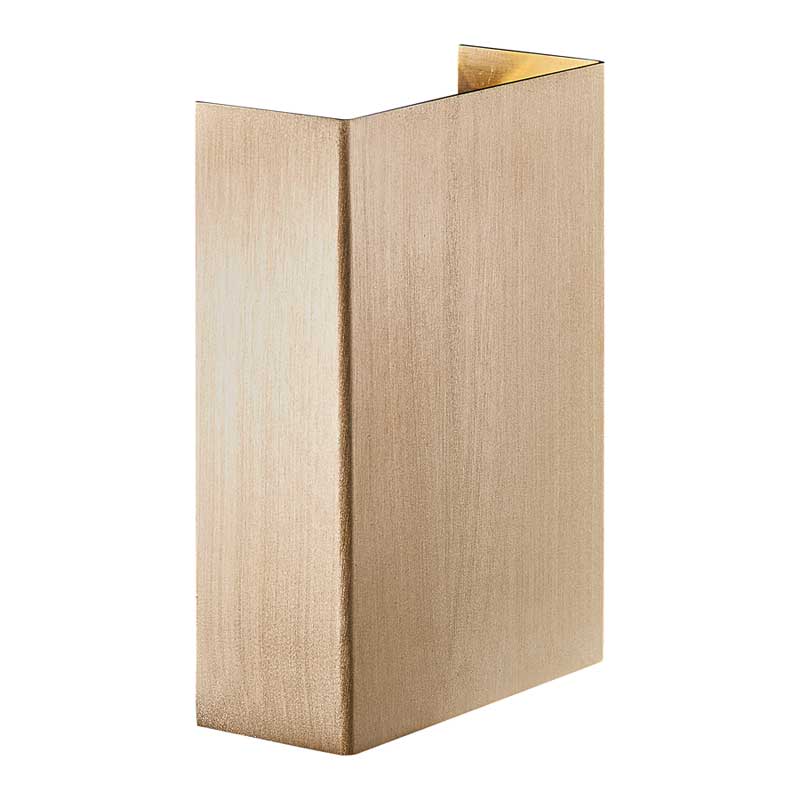 Nordlux Fold Wandlamp Buiten M | LED | 3000K | IP54 | Messing | Seaside