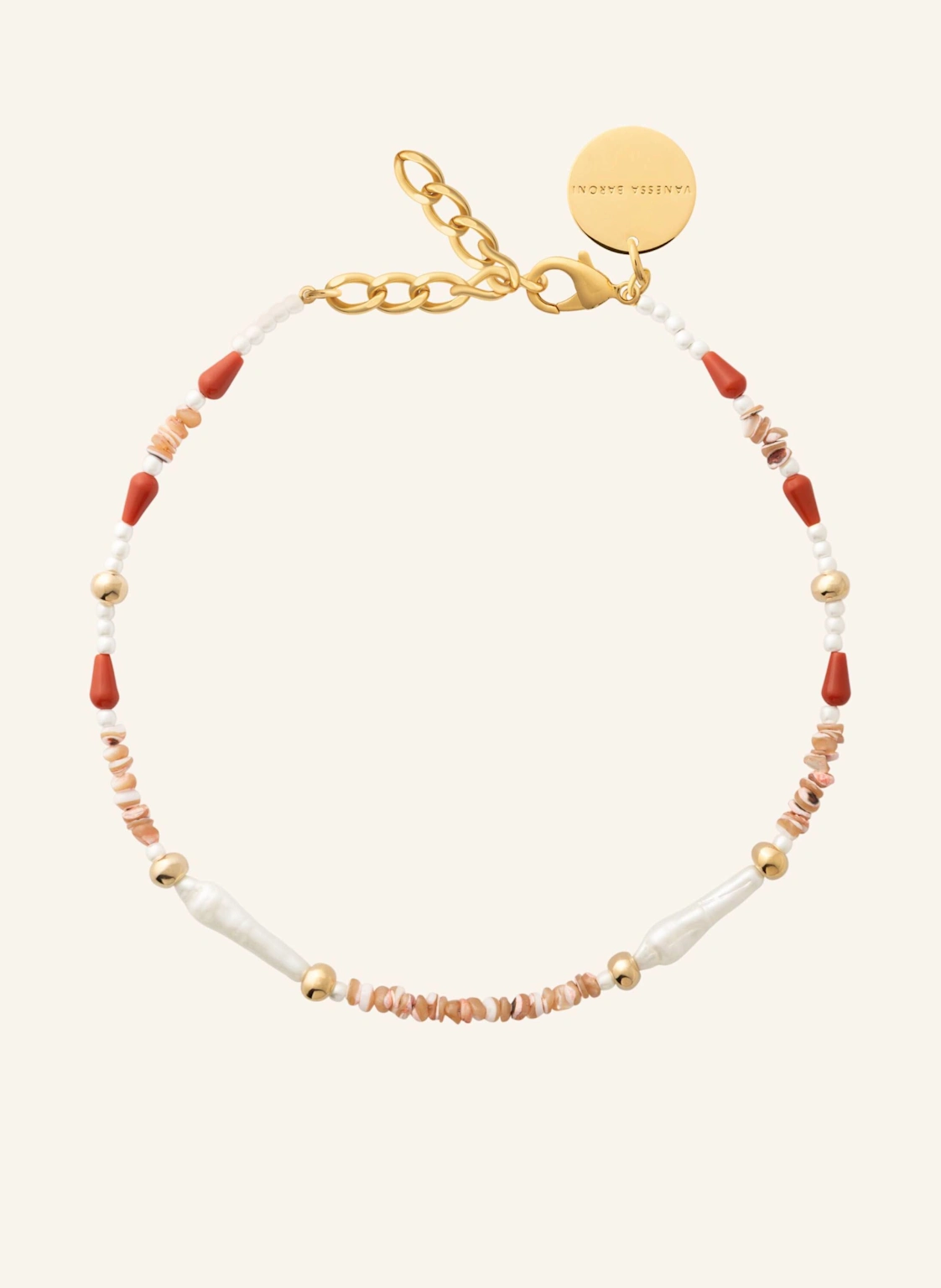 VANESSA BARONI Halsketten SHORE NECKLACE RED by GLAMBOU