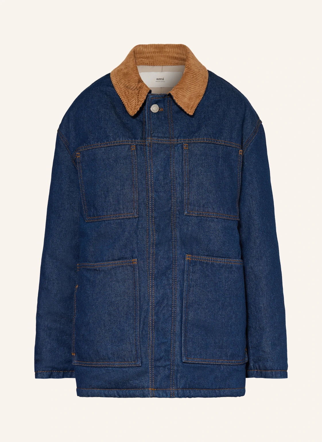 Ami Paris Oversized-Jeansjacke