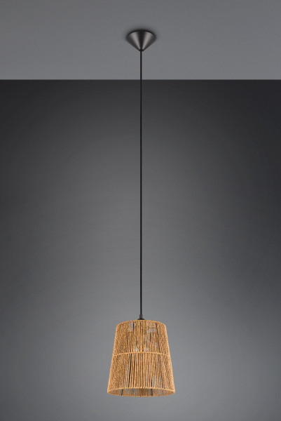 Lampa wisząca brązowa-odcienie brązu HOLM 1xE27x10W wym: 150x24x24 cm RL