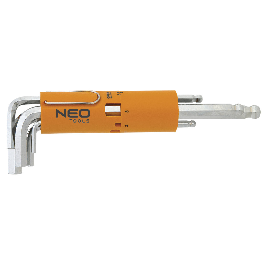 Klucze sześciokątne 2.5-10 mm 8 szt. NEO 09-523