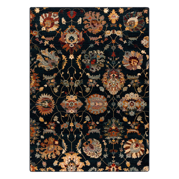 Dywan wełniany SUPERIOR LATICA navy 66x100 cm