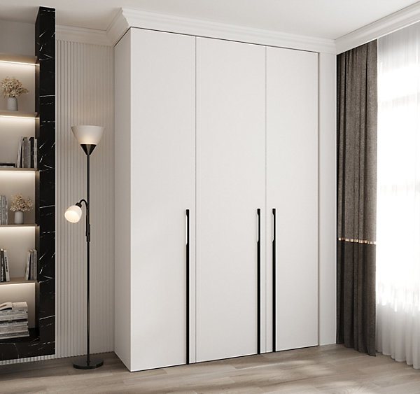 Armoire Como 3 a portes battantes H. 245 x L. 160 x P. 40, 3 portes