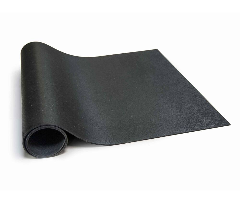 Vinyl Matting Runner, Black, 36-in