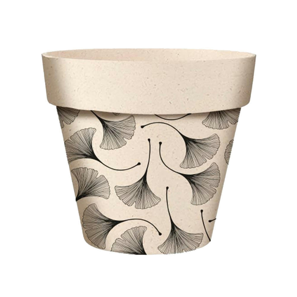 GINKGO - Cache pot ginkgo en bambou D25cm