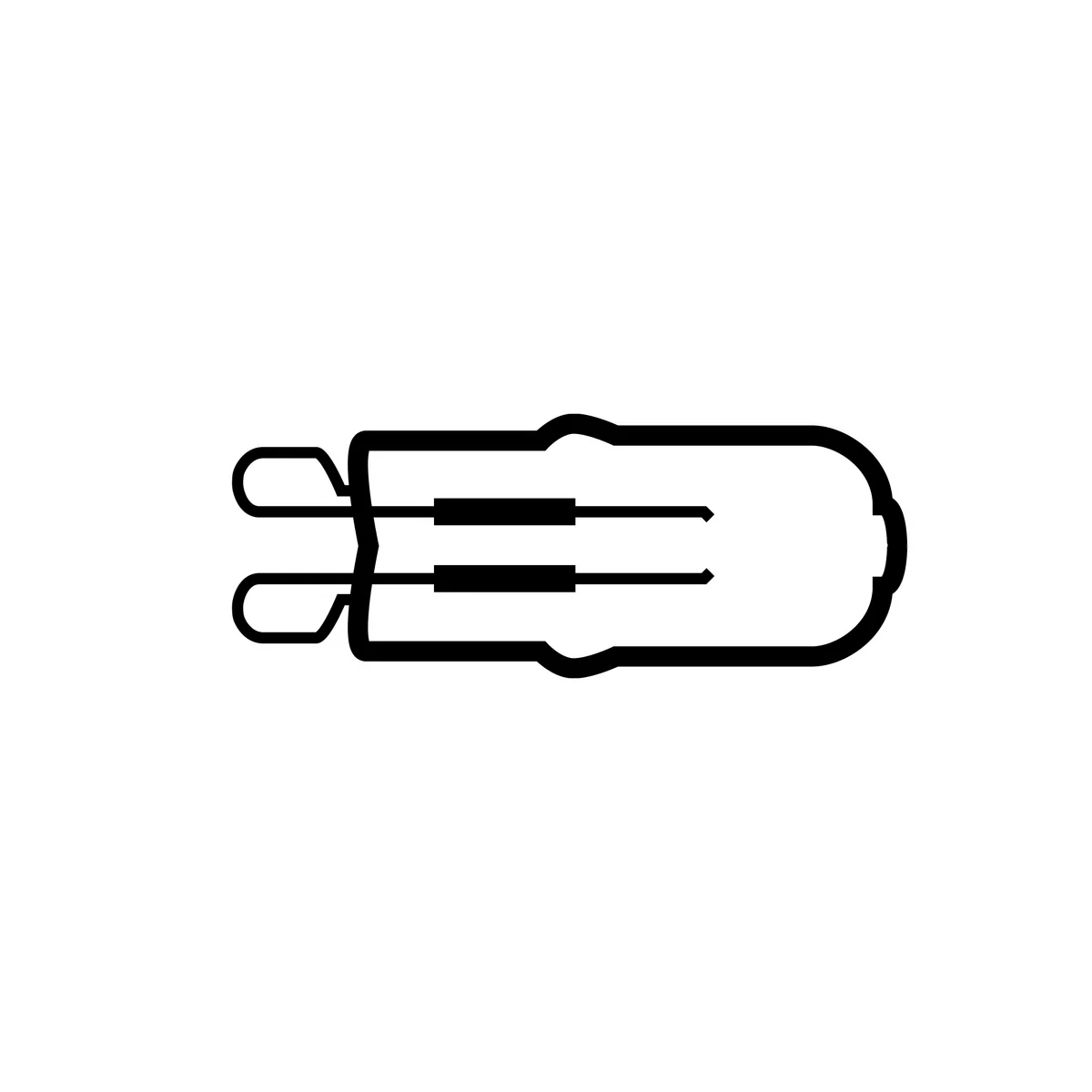 Flos - LED-Leuchtmittel, PIN, G9 / 2W, 2700K, milky white