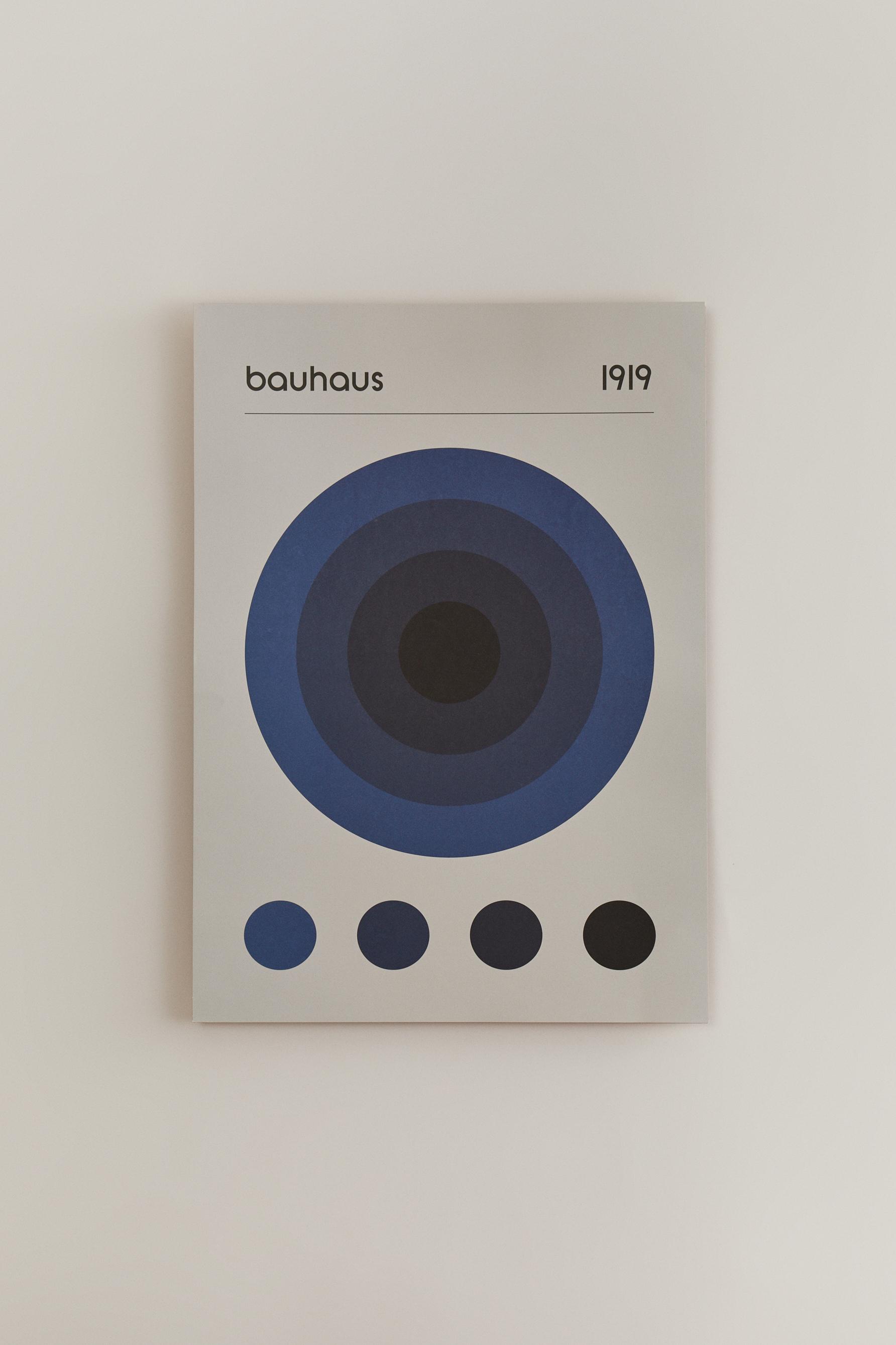 Póster Bauhaus Blue de POSTERY (50 x 70 cm)