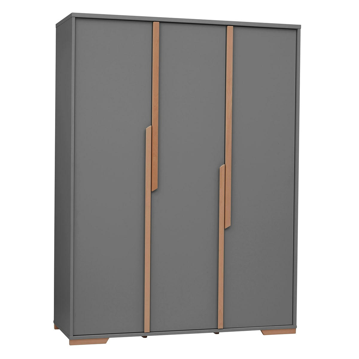 SNAP - Armoire 3 portes gris naturel