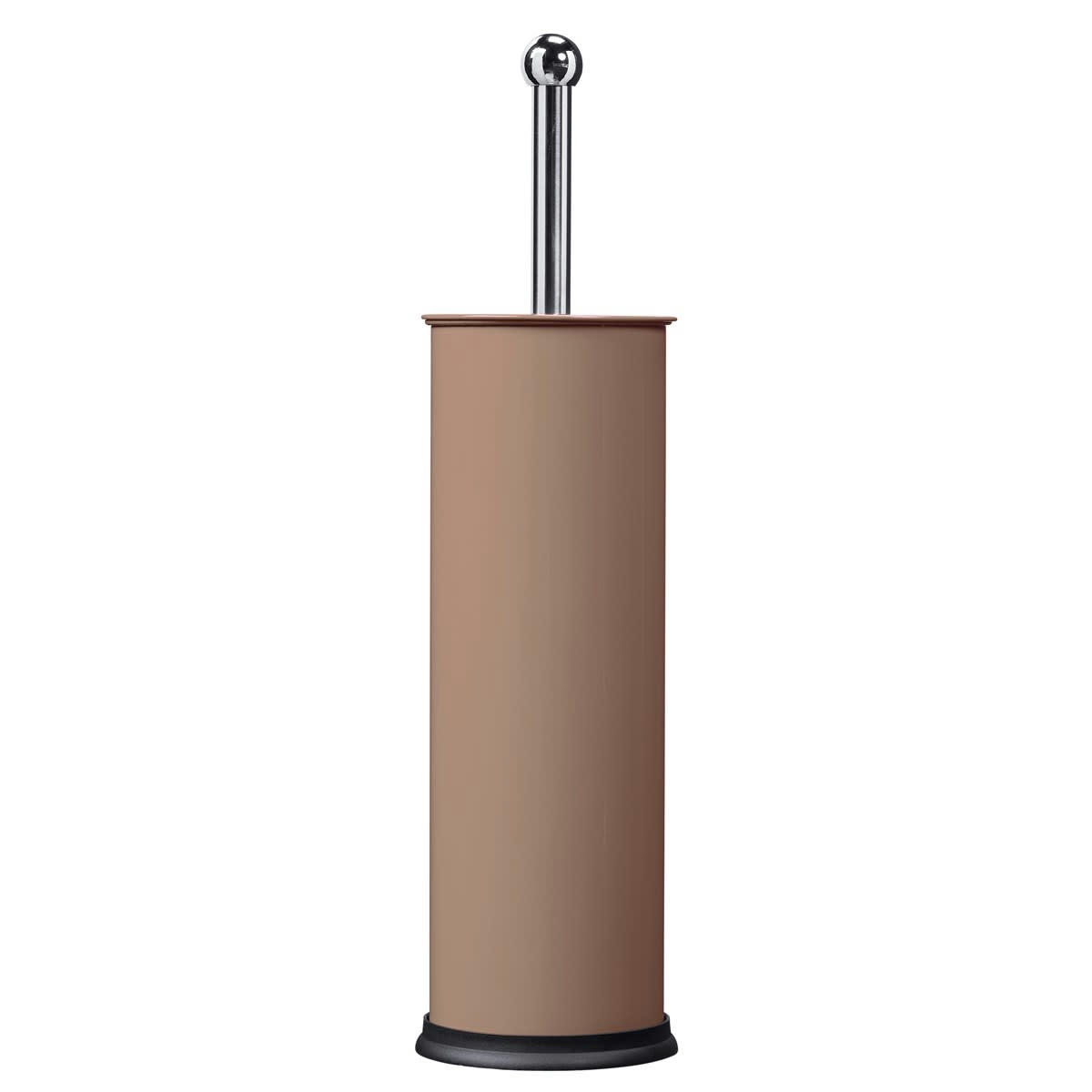 CLEANA - Porte-balayette à poser en Acier inoxydable Beige foncé