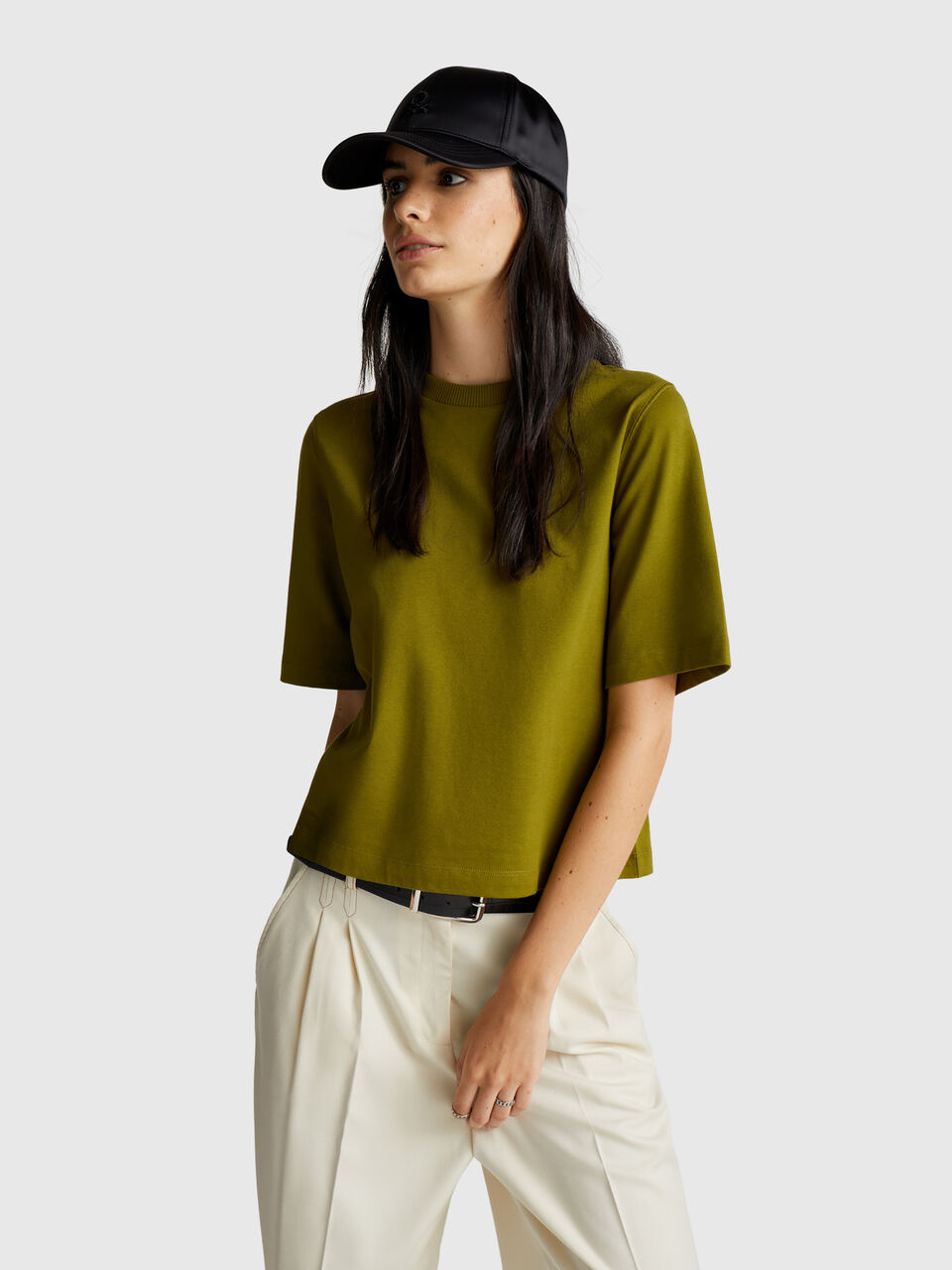 100% cotton boxy fit t-shirt