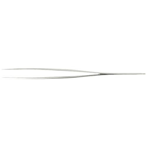 Ideal Tek SS.SA.0 Pince brucelle de précision 140 mm en acier inoxydable, pointes droites très fines