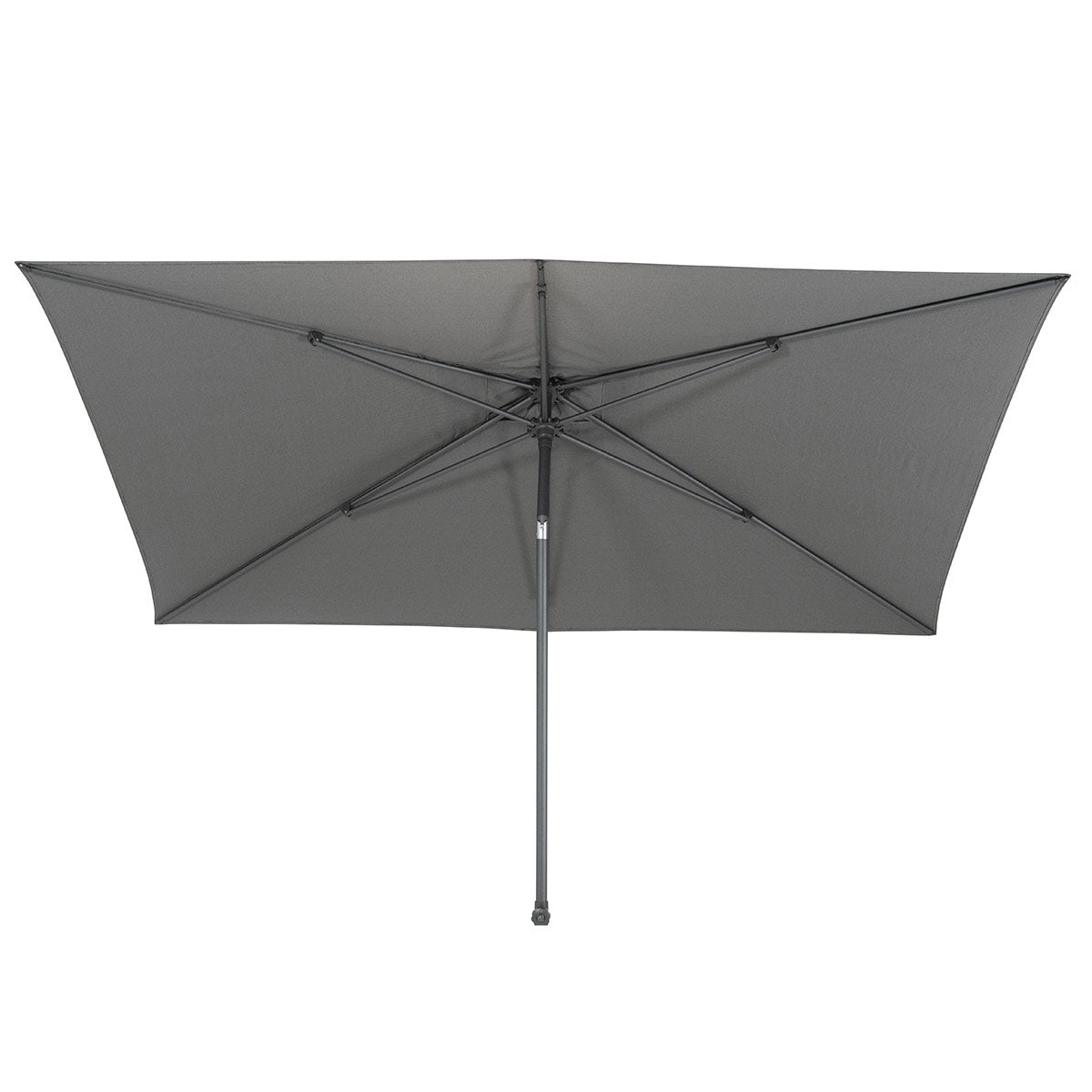 4 Seasons stokparasol Azzurro Charcoal 200x300 cm solefin