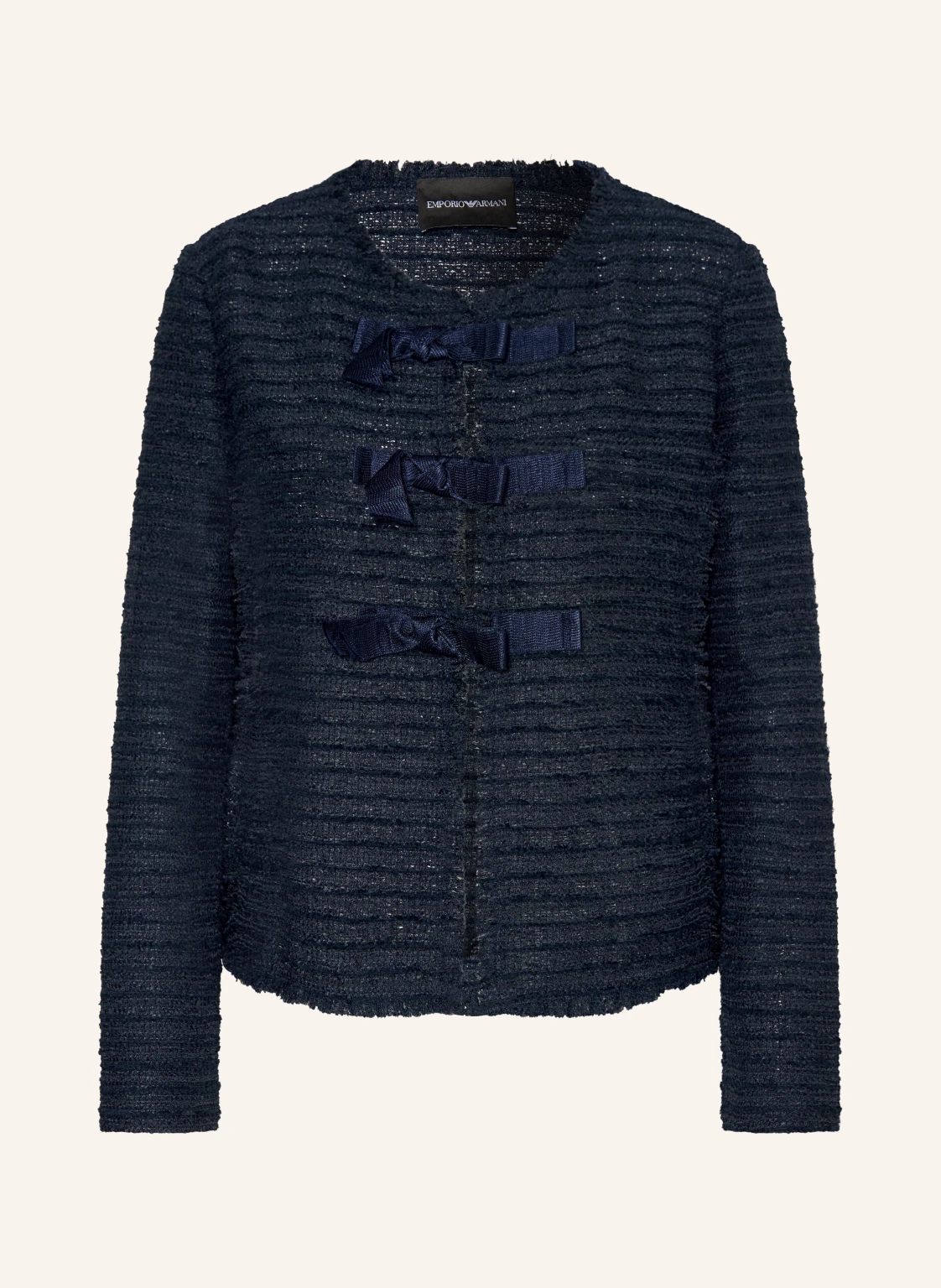 EMPORIO ARMANI Bouclé-Jacke