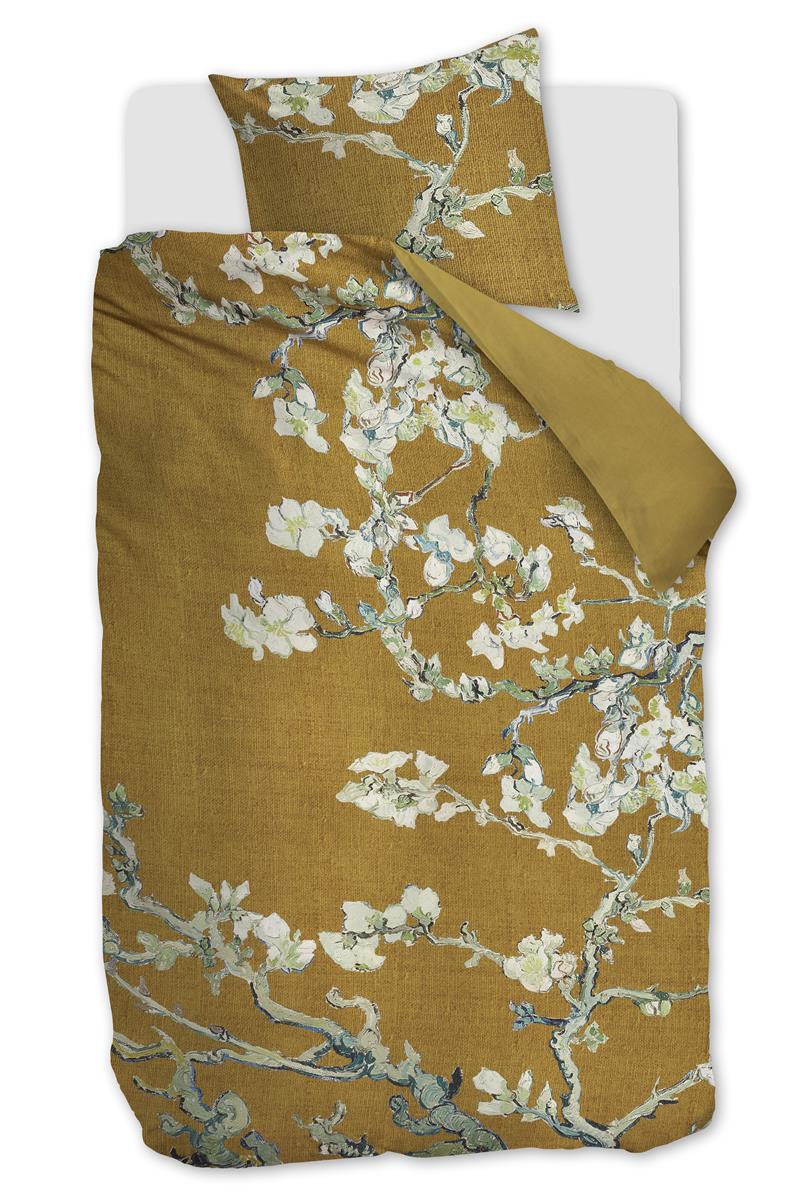Beddinghouse x Van Gogh Museum Blossoming dekbedovertrek - Eenpersoons - 140x200/220 cm - Oker