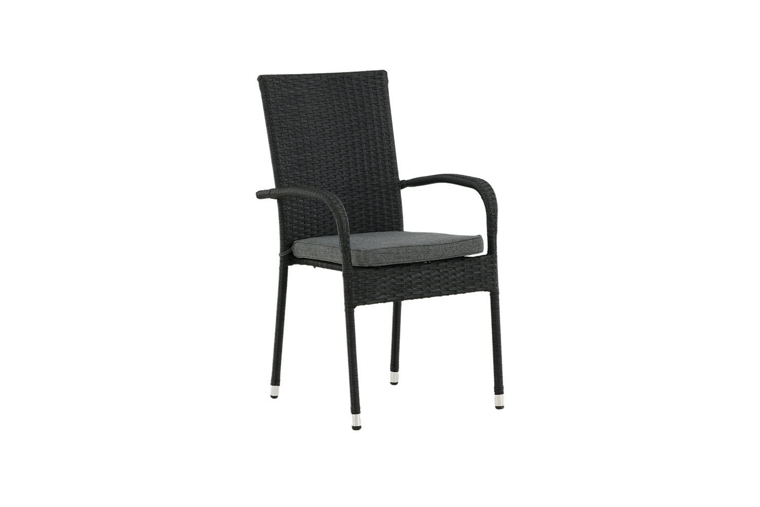 Rebellenclub Tuinstoel Elba - Set van 2 - Zwart