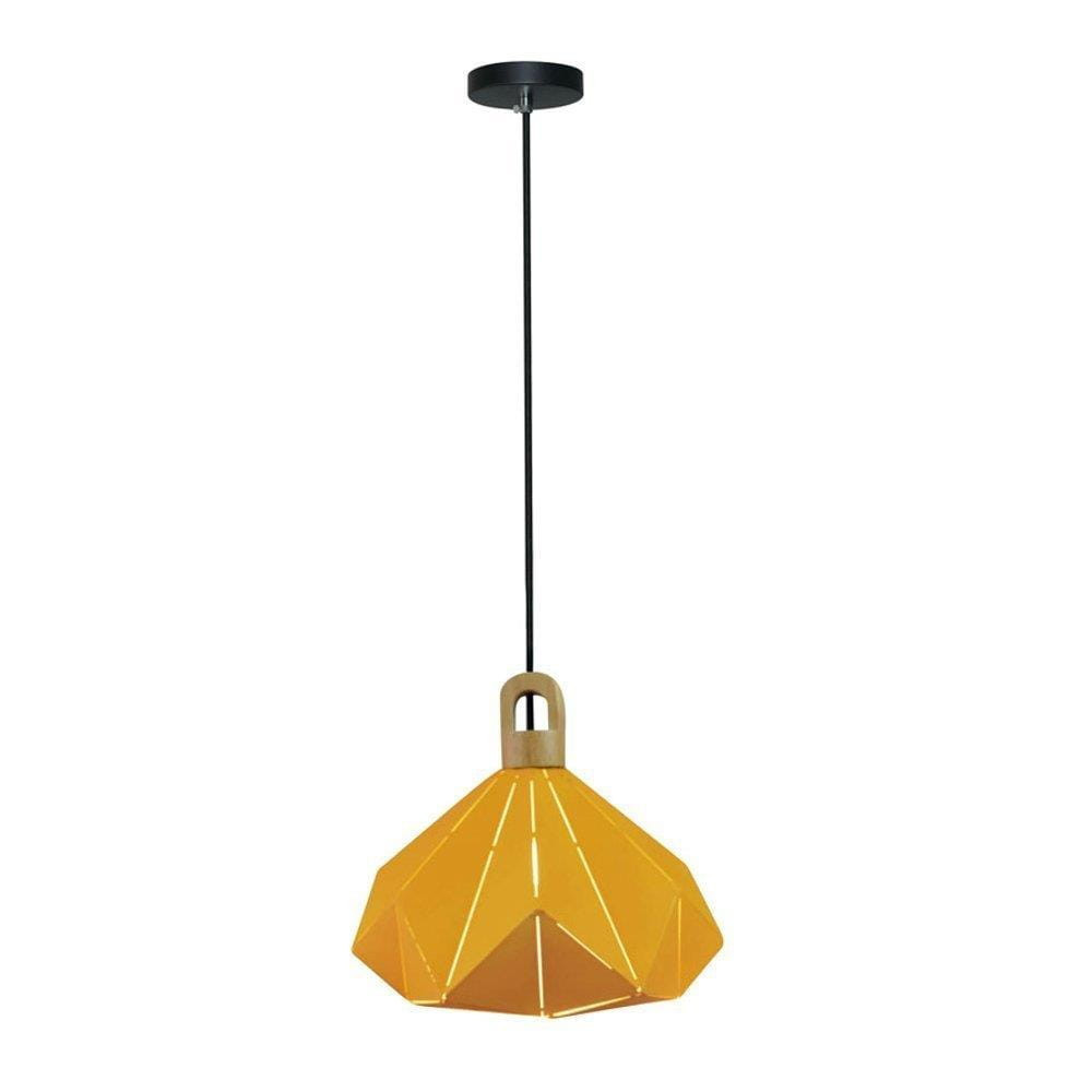 Lampa wisząca żółta VT-7323 1xE27x60W wym: 120x27x27 cm V-TAC