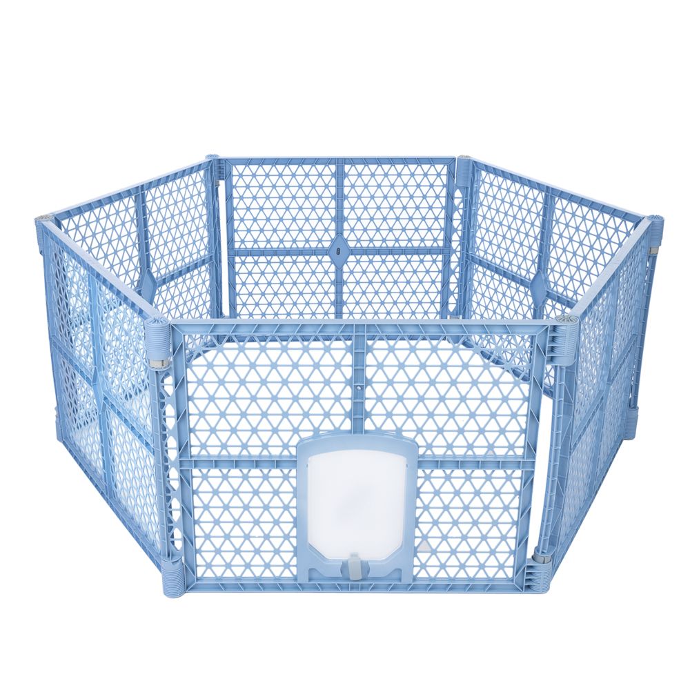TIAKI 6-Panel Plastic Playpen