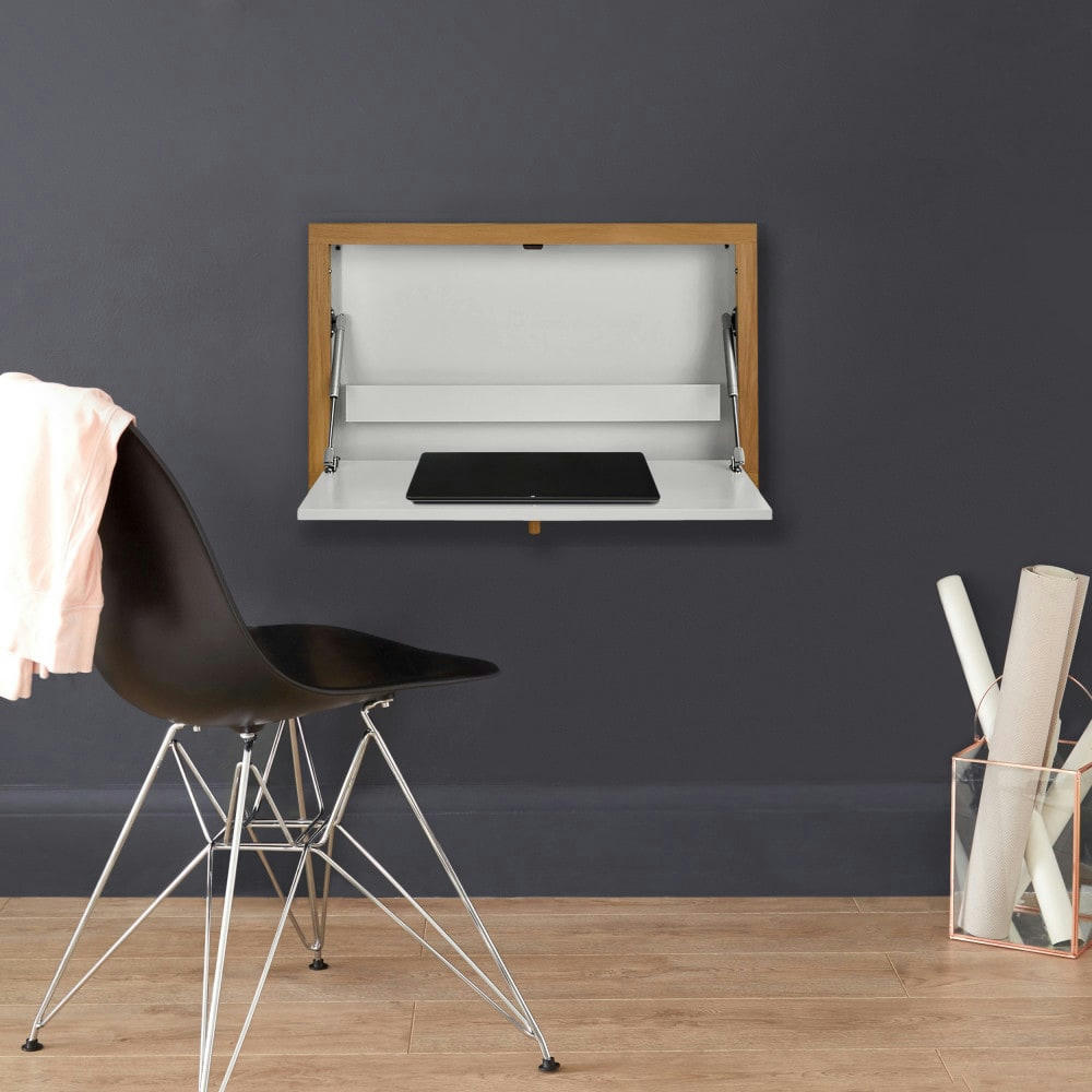 BRENTA - Bureau mural contemporain blanc
