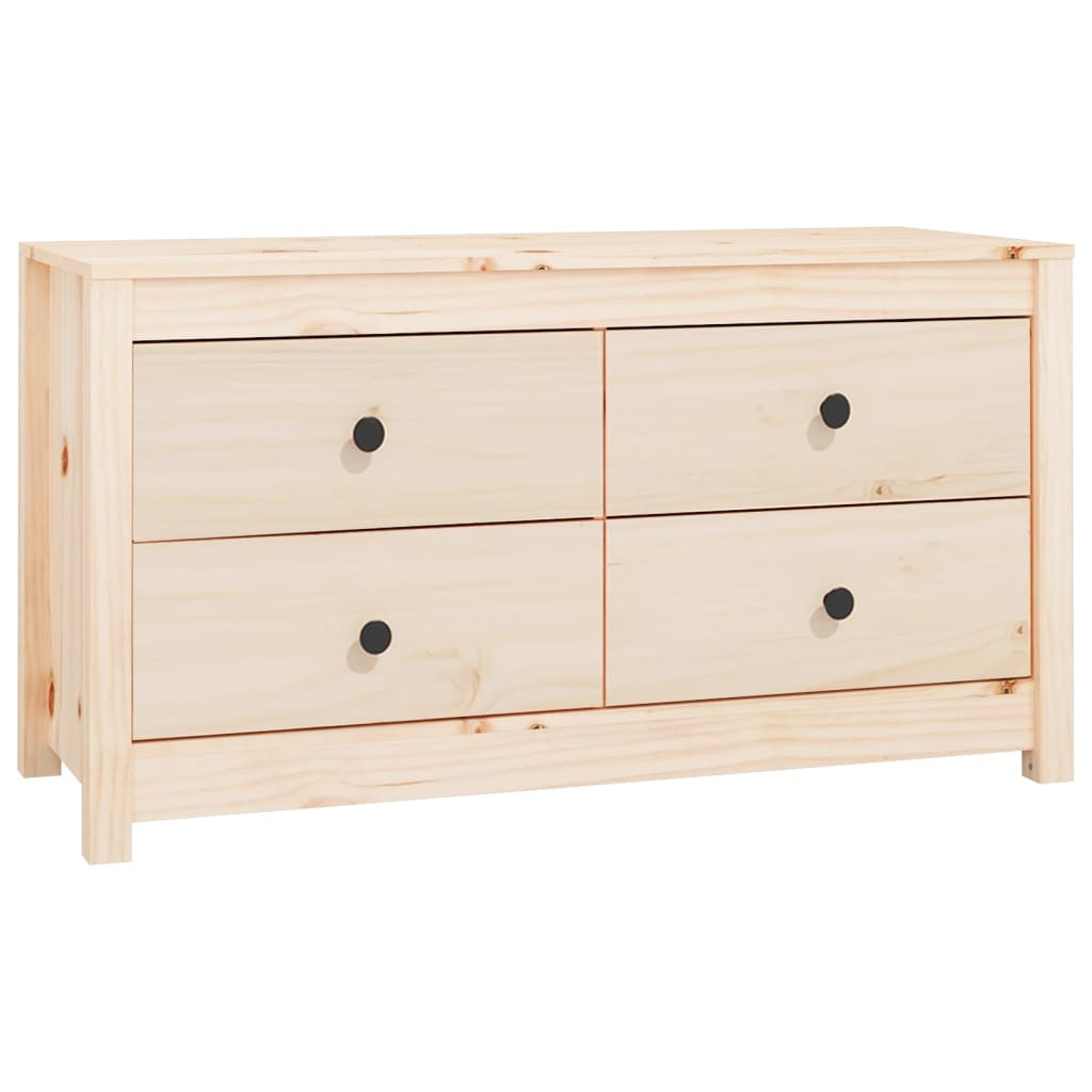 Komoda Brąz 100 x 40 x 54 cm Drewno sosnowe vidaXL