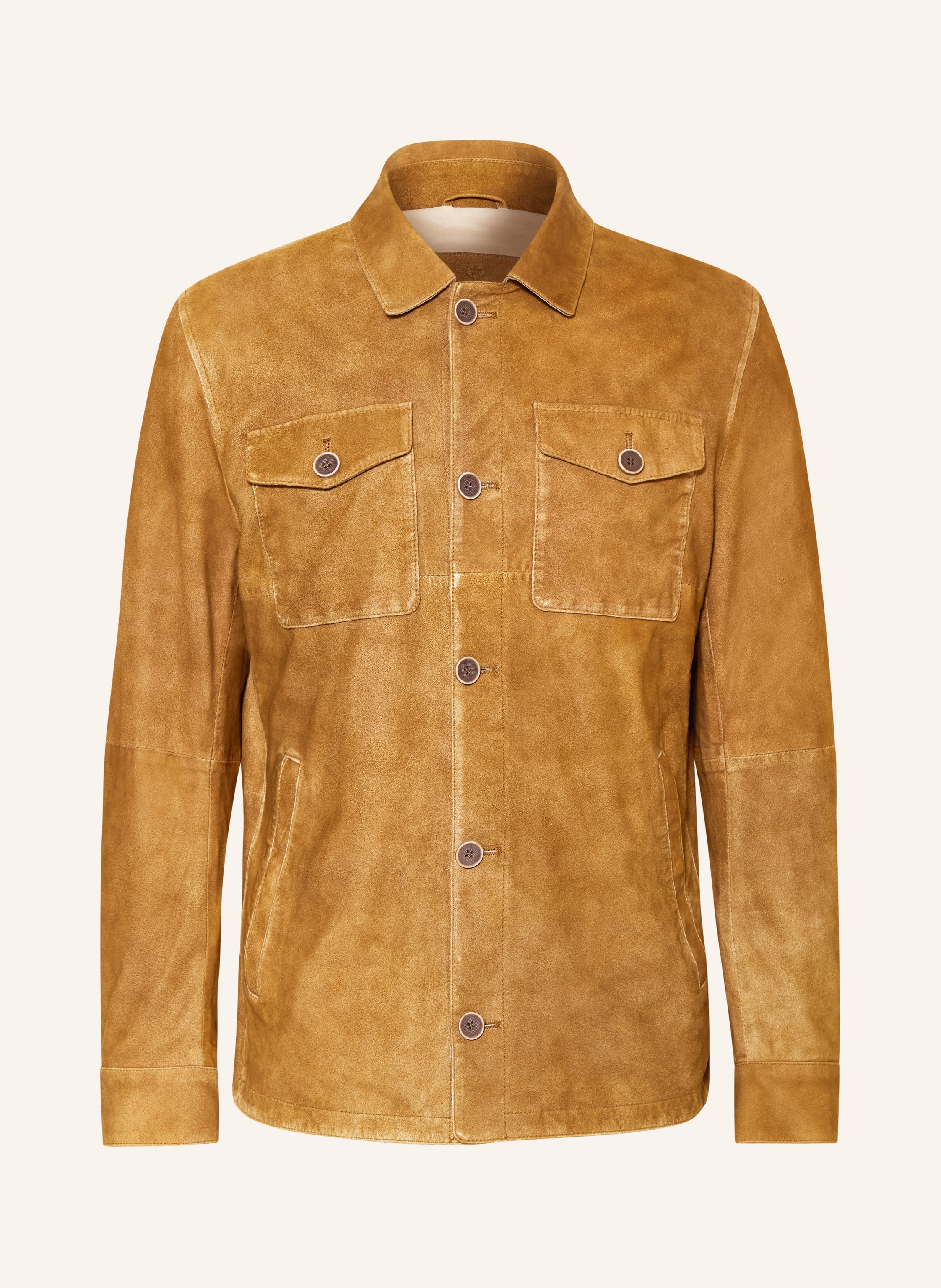 MILESTONE Lederjacke MSBIANCO