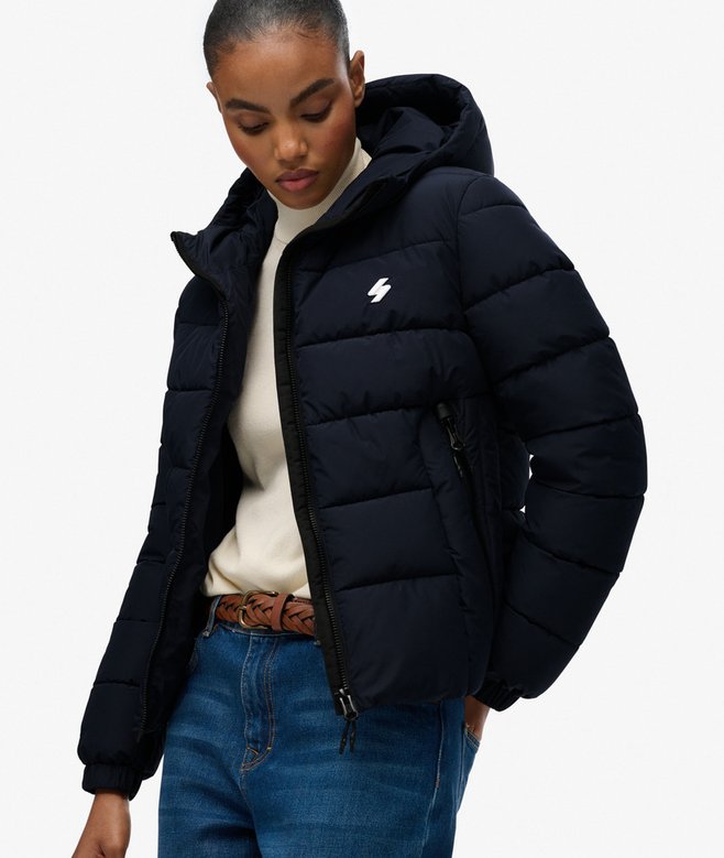 Hooded Spirit Sports Puffer Jacket