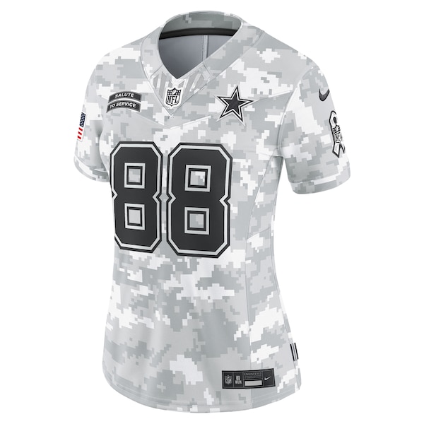 CeeDee Lamb Dallas Cowboys Nike Women's 2024 Salute to Service Limited Jersey - Arctic Camo