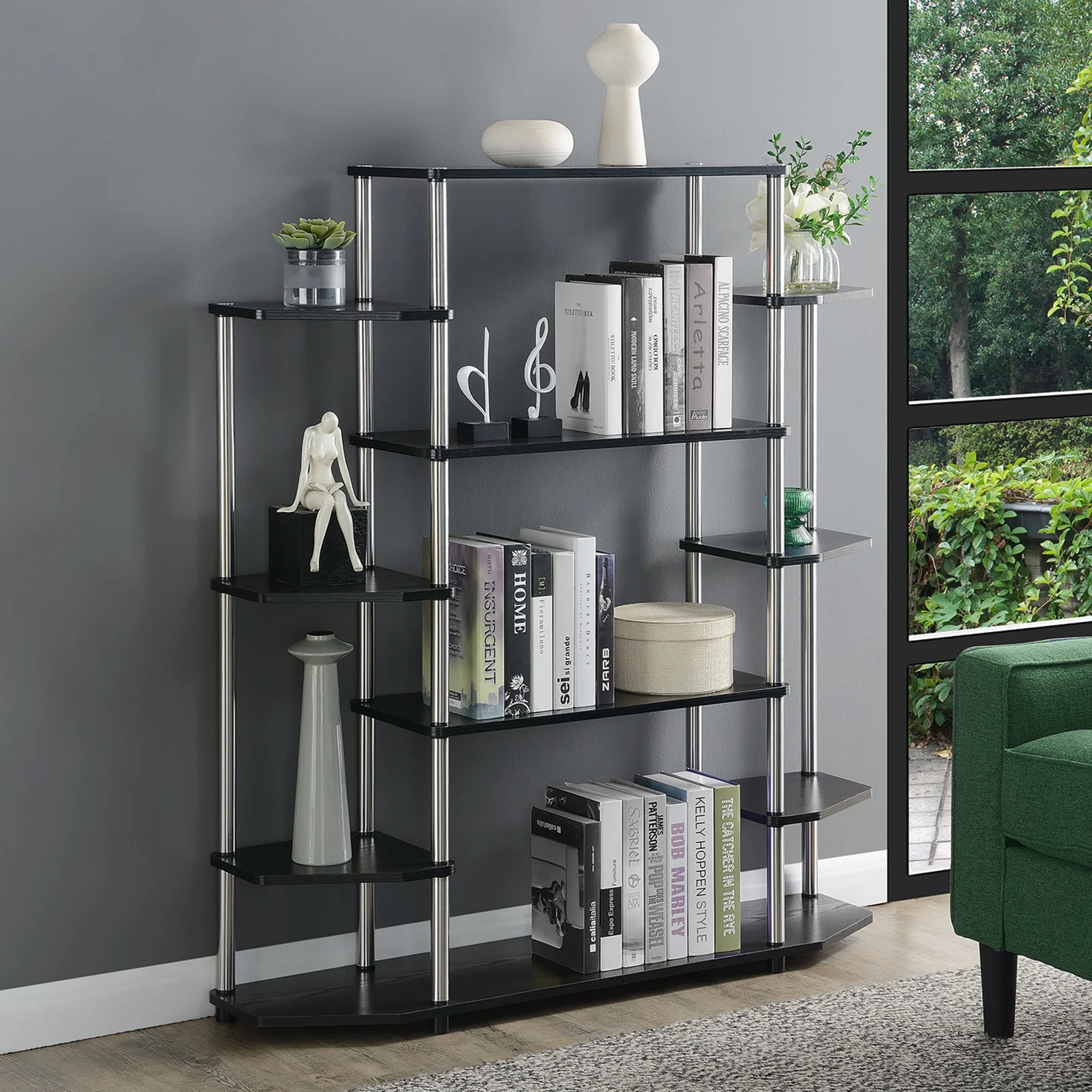 Convenience Concepts Designs2Go Wall Unit Bookshelf