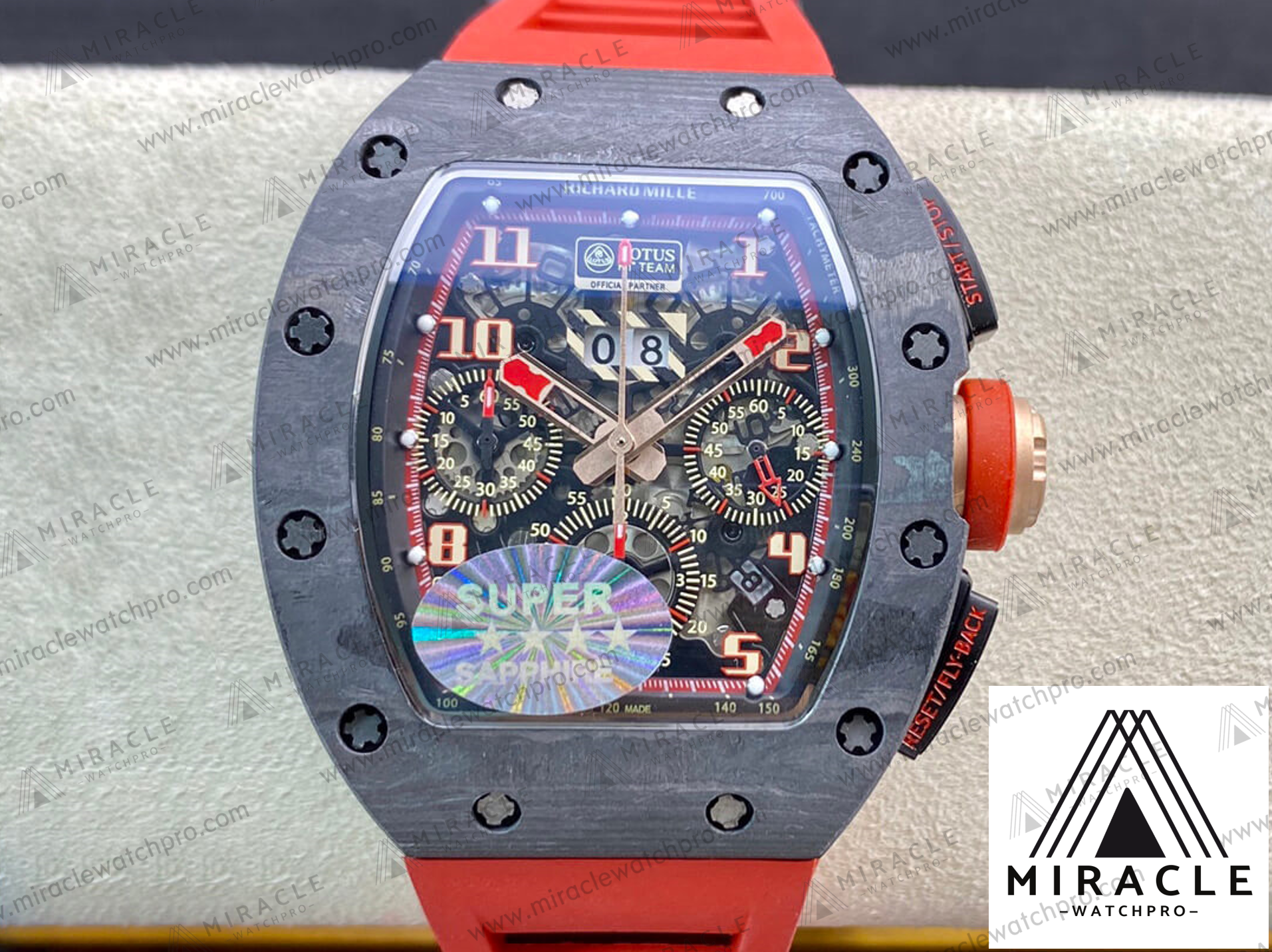 Replica Watch-RICHARD MILLE-ref.RM011-Elite Clone-42mmx51mm