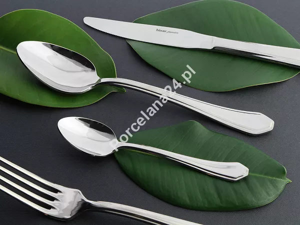 Komplet sztućców 24 cz. na 6 osób Hisar - Riva (4.0/3.0 mm) wysoki połysk