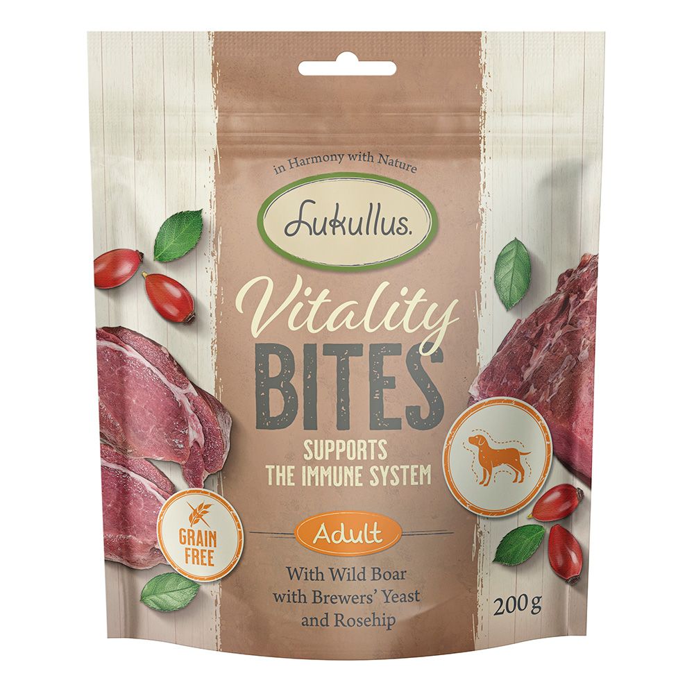 Lukullus Vitality Grain-Free Immune Bites - Wild Boar