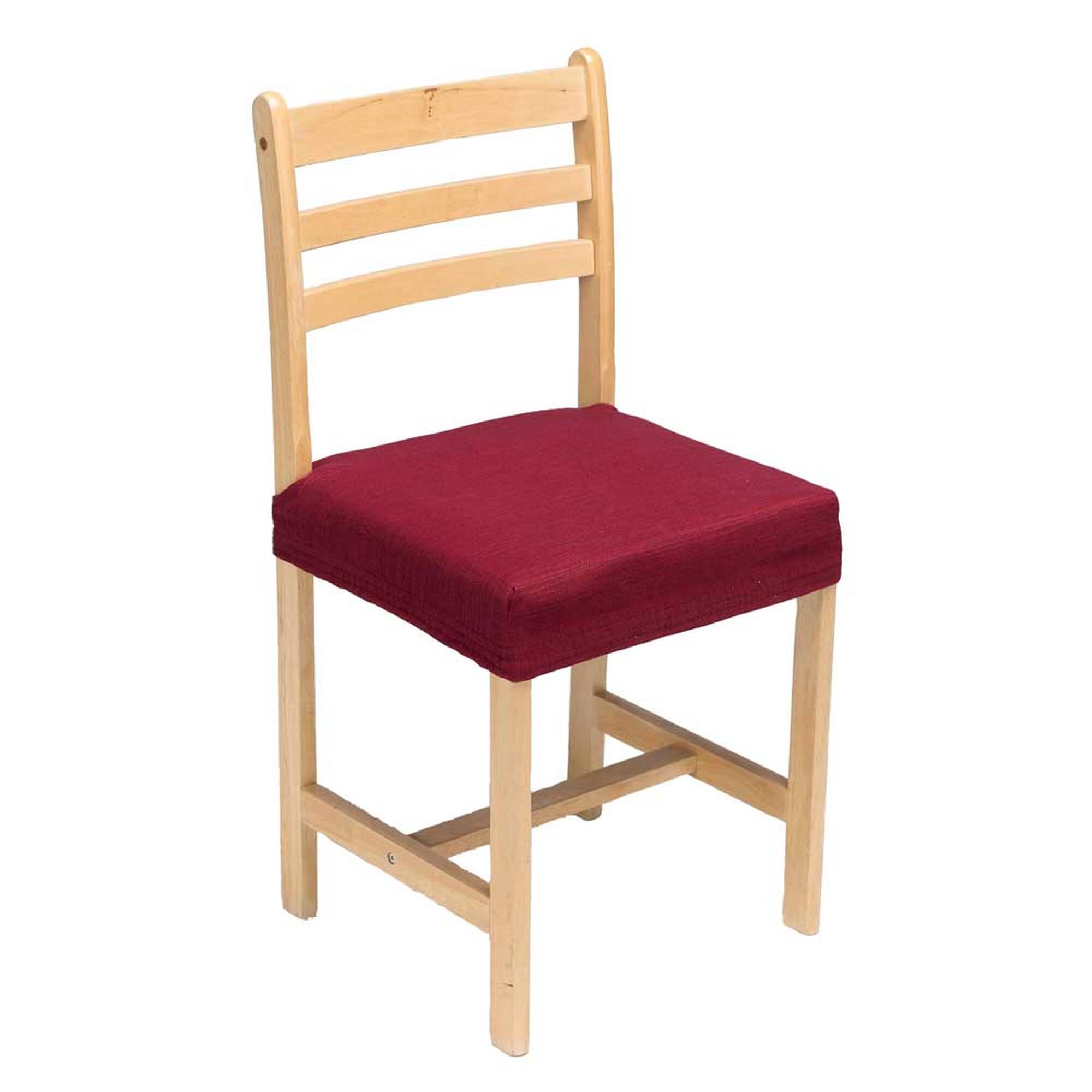 Housse chaise unie extensible - housse intégrale ou assise seule