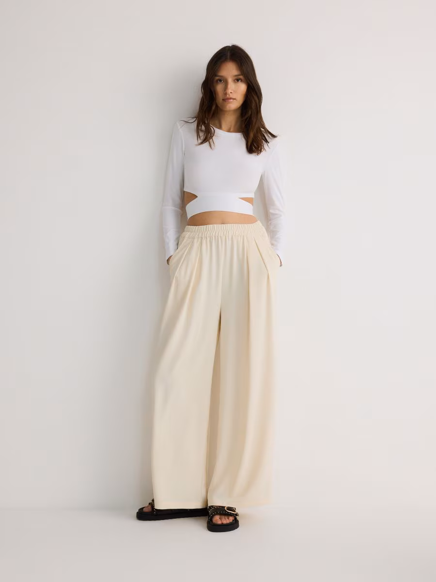Wide Leg Trousers