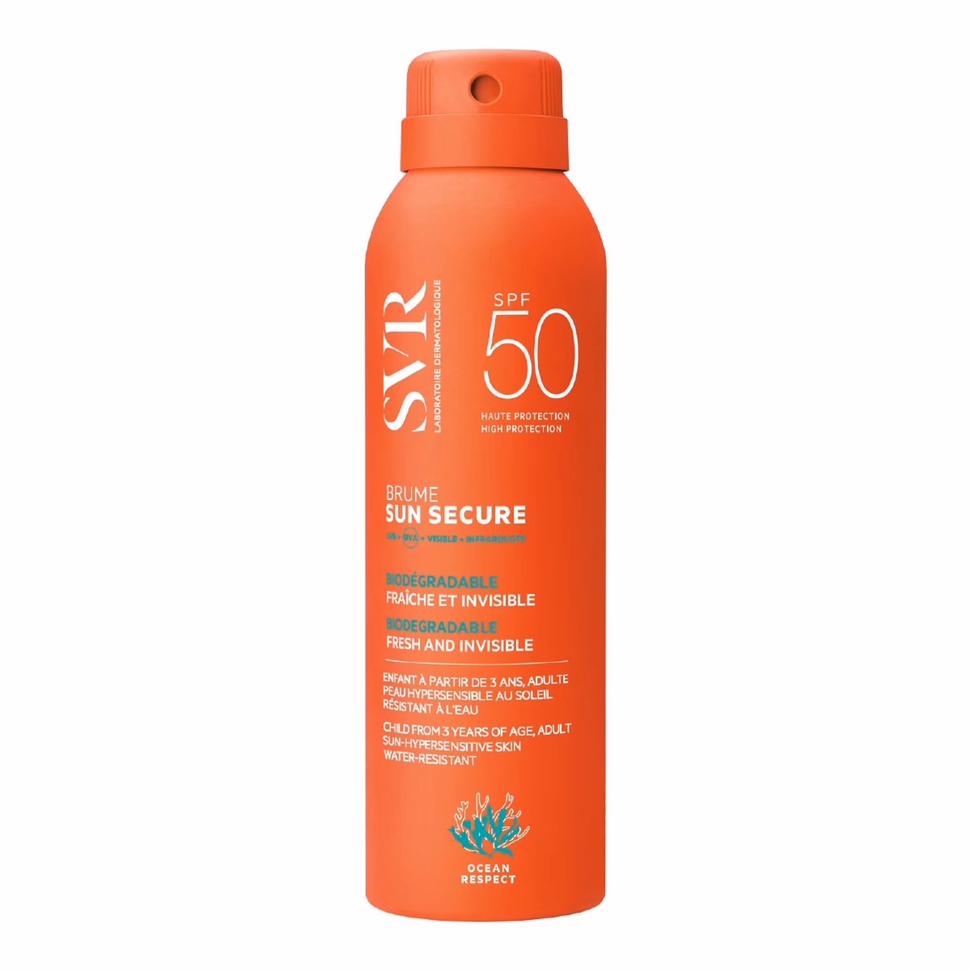SUN SECURE BRUME SPF50 Brume fraîche invisible