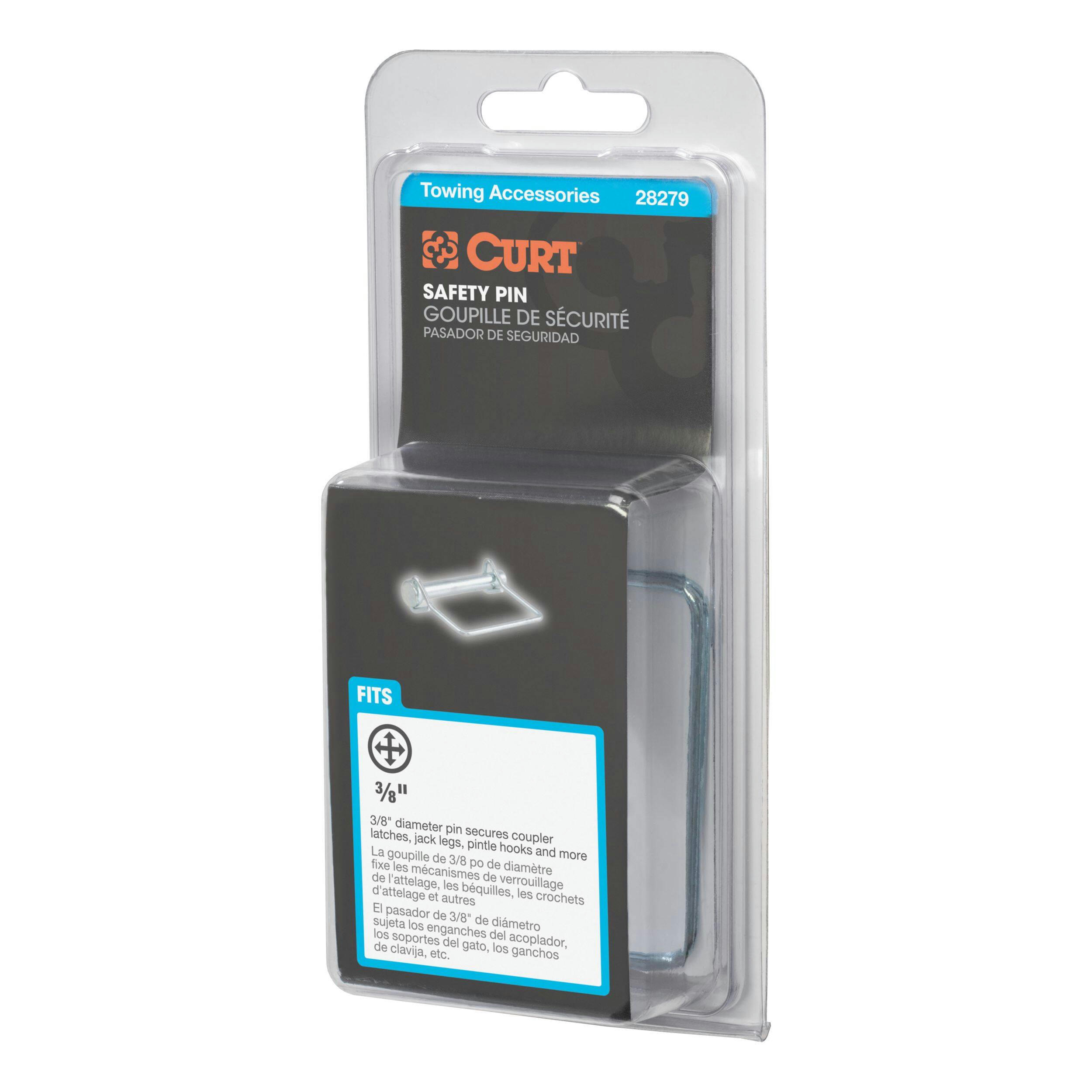 CURT 3/8-in Safety Pin (2-3/4-in Pin Length, Packaged)