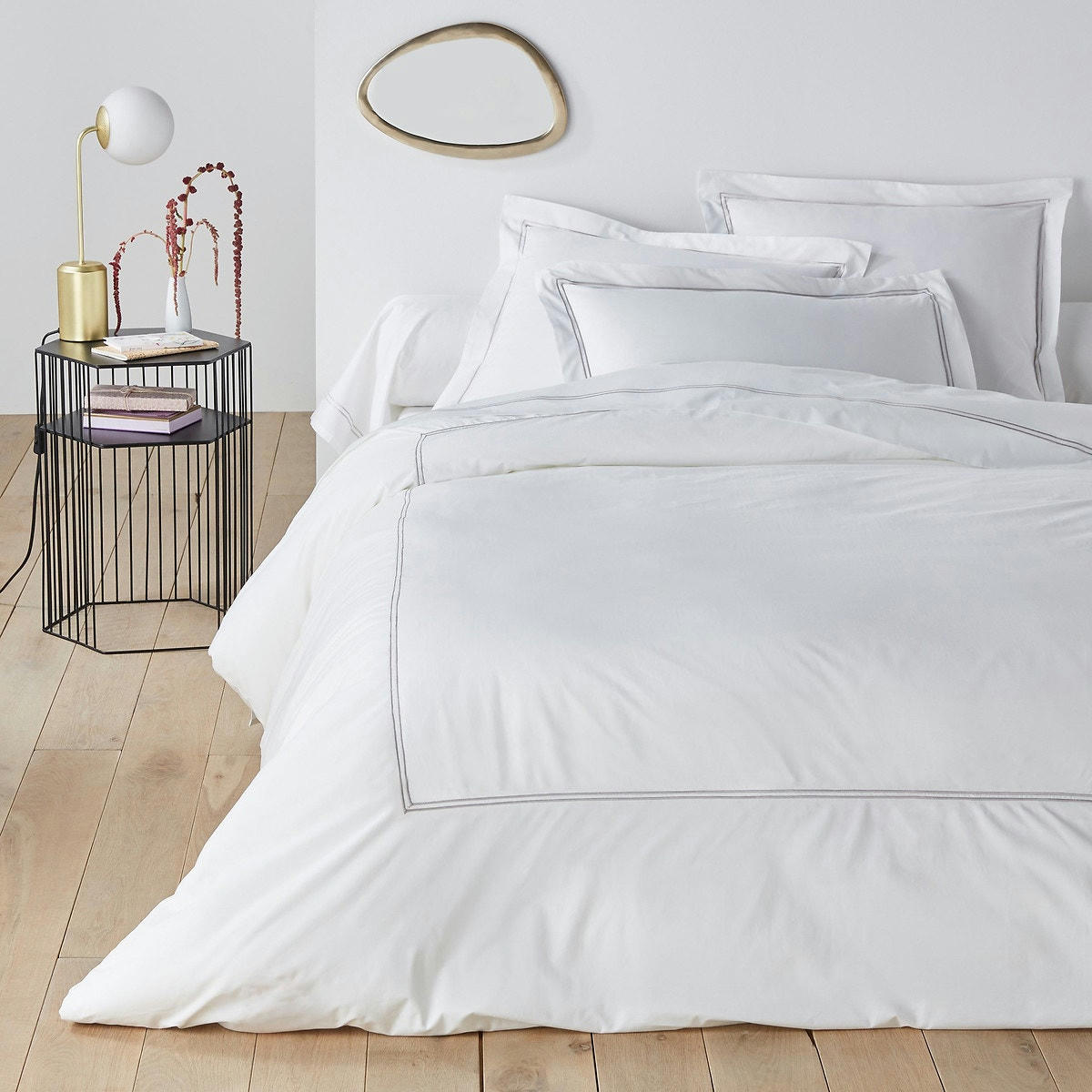 Drap plat, percale pur coton, Palace
