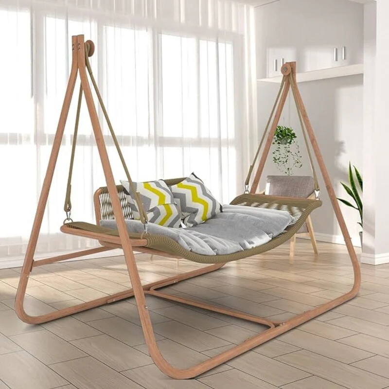 Rattan Hammock Chair with Stand