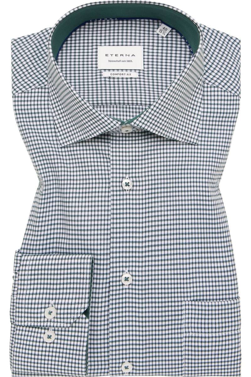 ETERNA Comfort Fit Hemd grün, Kariert