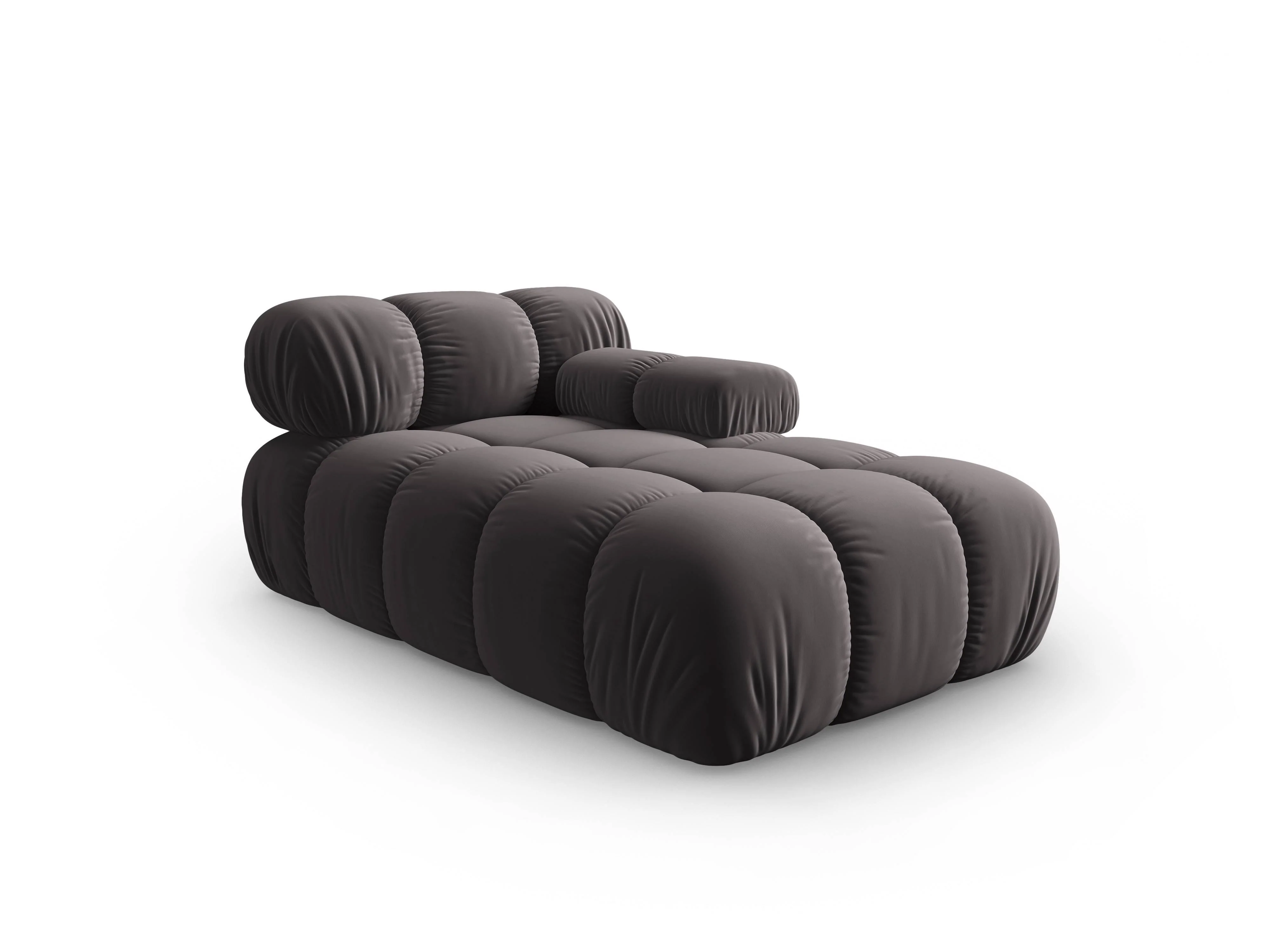Modulair-chaise longue Tropea rechts velvet
