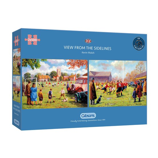 Gibsons View From The Sidelines Jigsaw Puzzles 500 Pieces 2 Pack