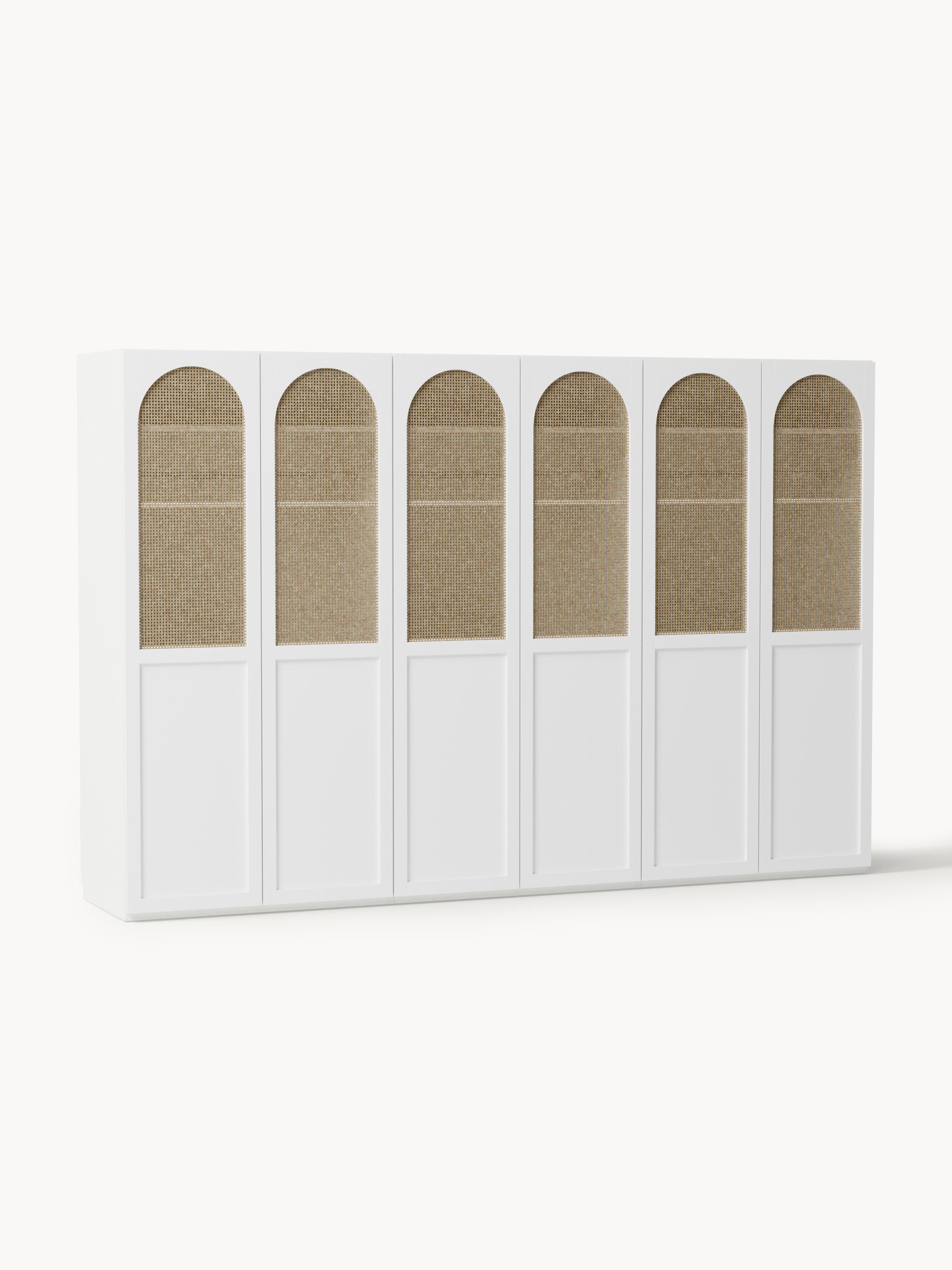Modularer Drehtürenschrank Jeanne, 300 cm Breite, mehrere Varianten