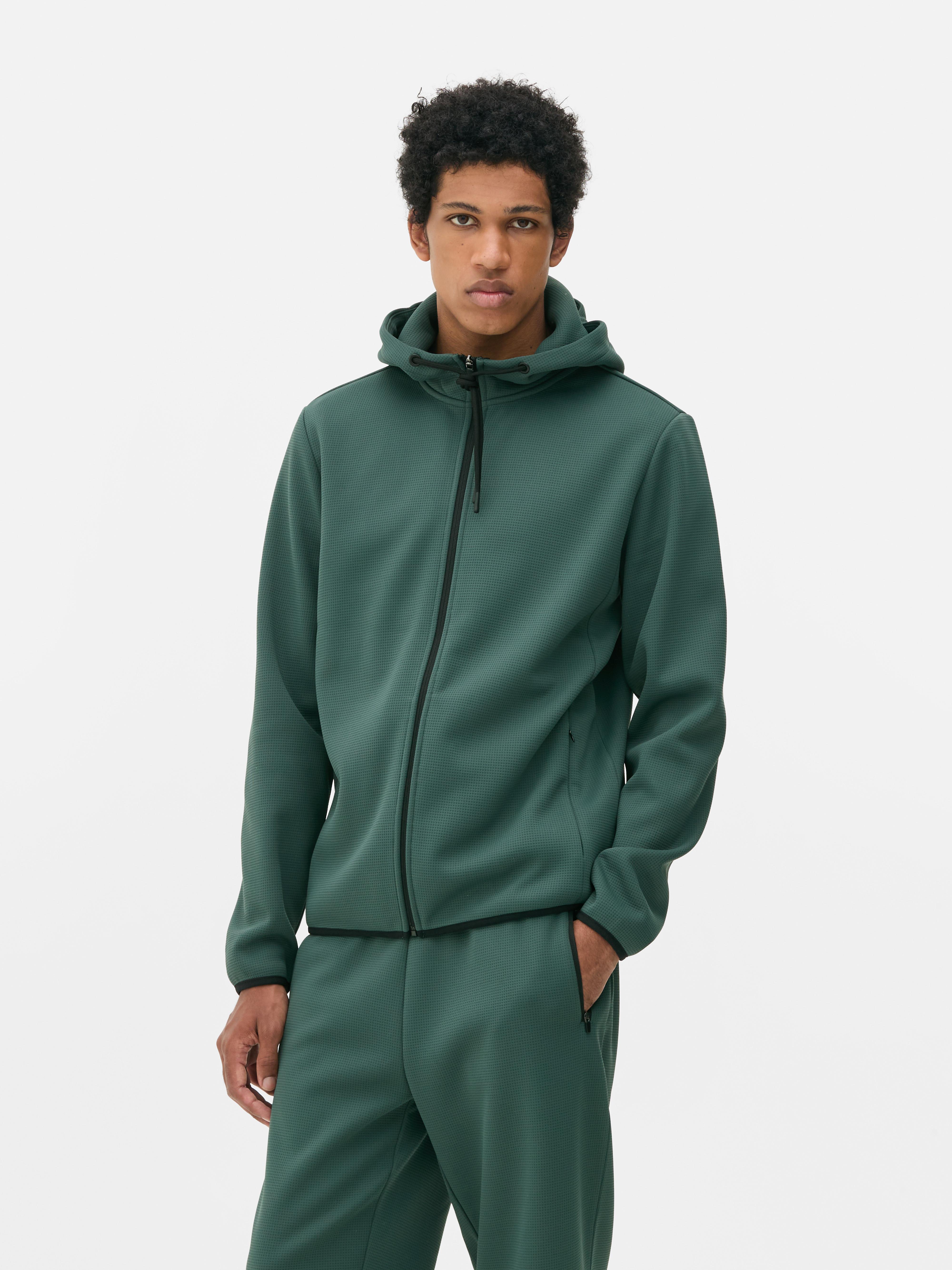 Zip-Up Performance Hooded Sweatshirt
