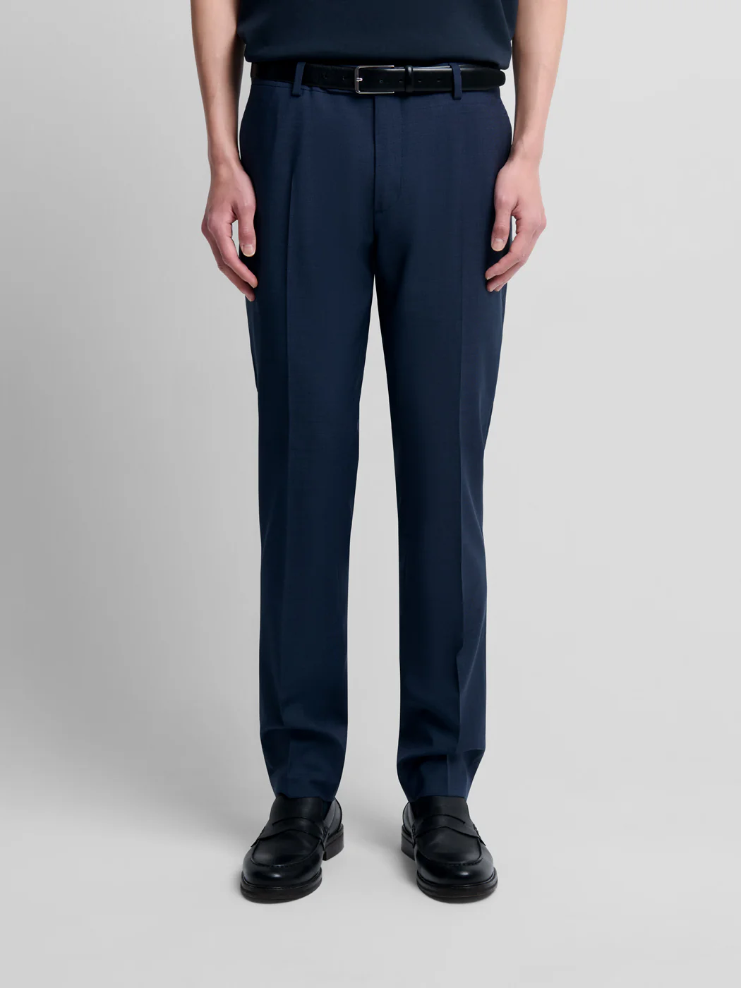 Pantalon de costume slim en laine