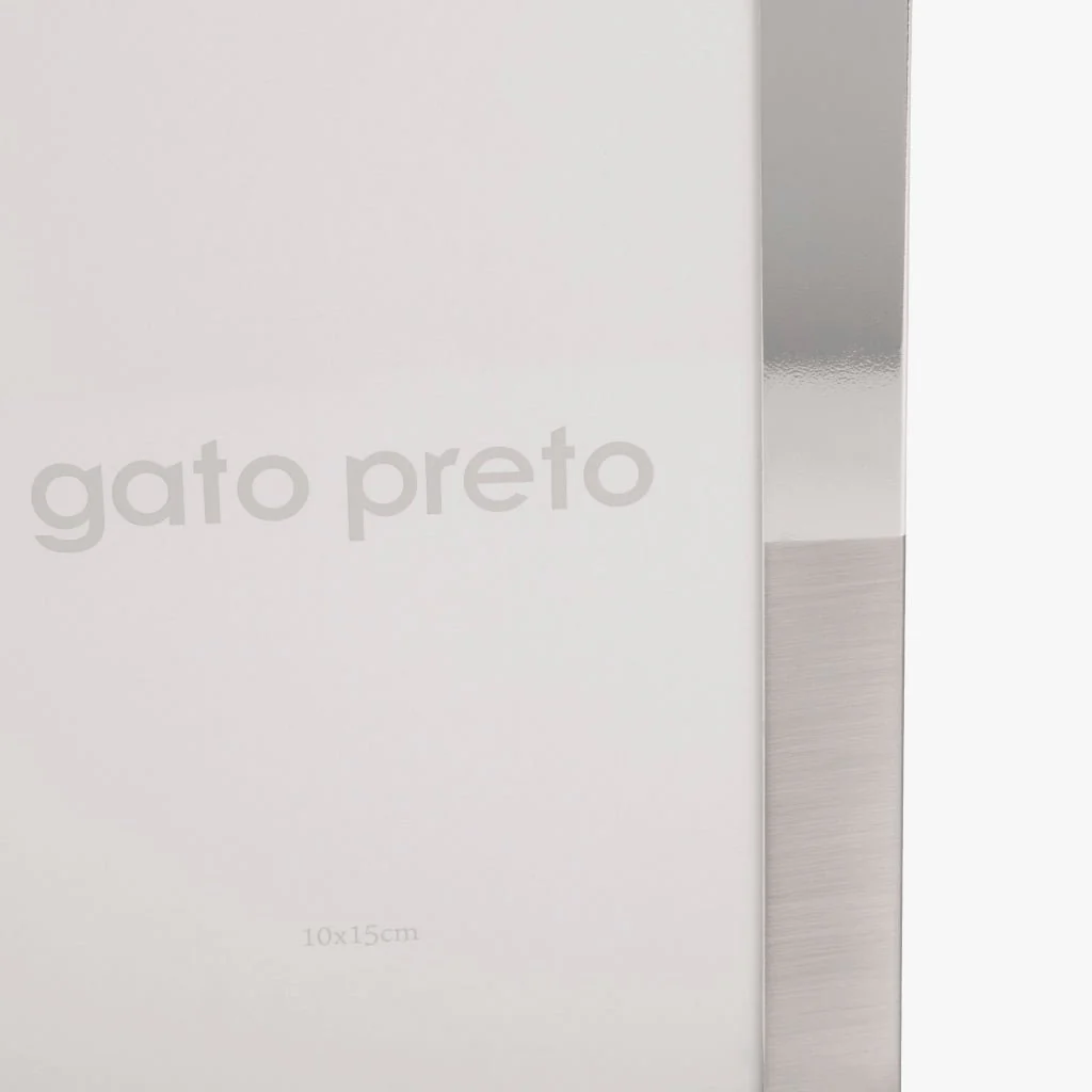 Moldura Tons Prateado 10x15 SHINY & BRUSHED