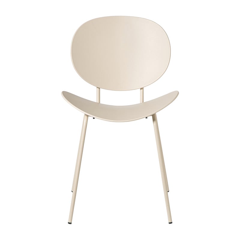 Eetkamerstoel Paula - beige - 81x52x50 cm