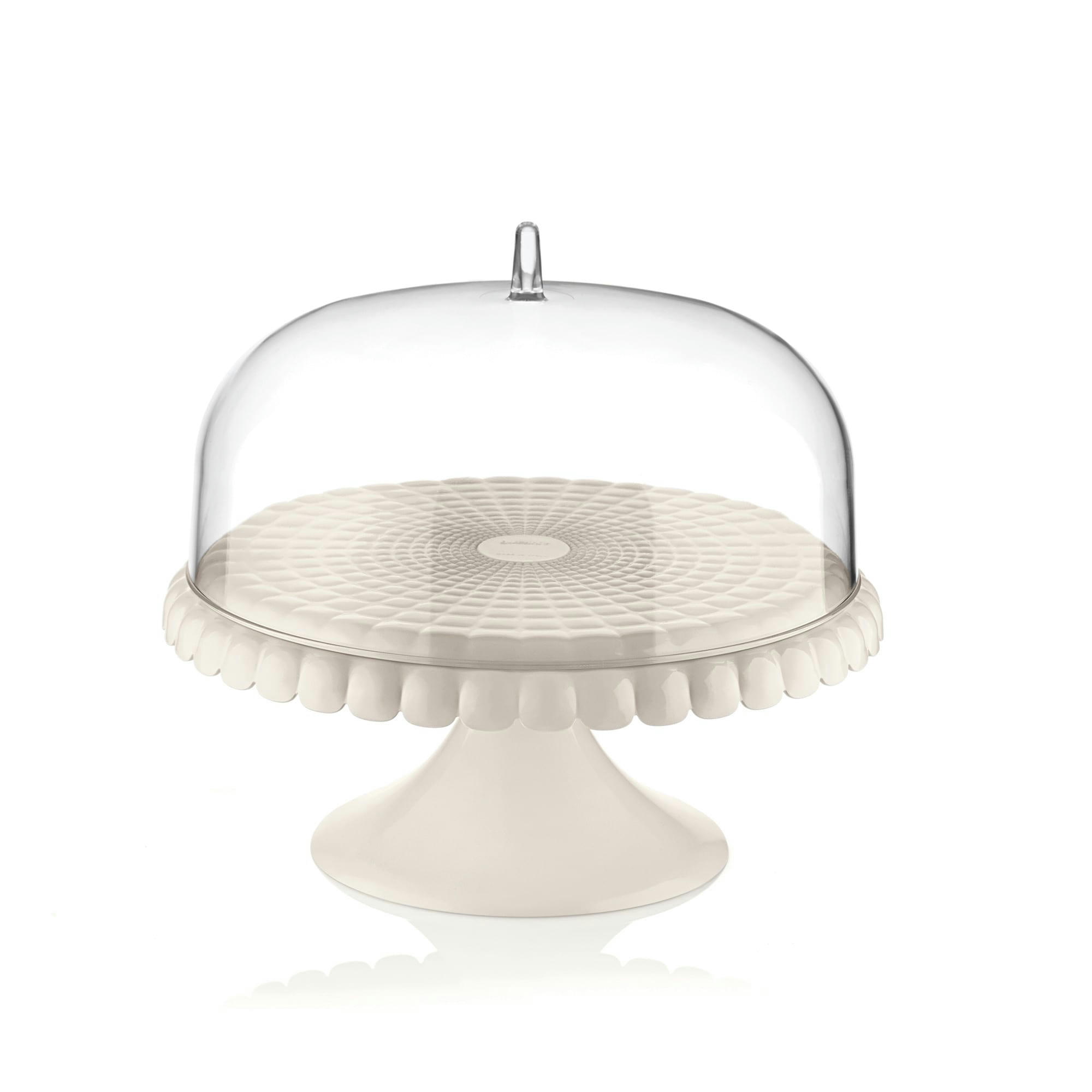 TIFFANY - Présentoir à gâteau en acrylique transparent avec cloche 30 cm